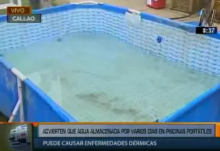 Callao: se multará a vecinos que usen piscinas portátiles en las calles
