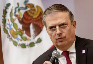 Canciller de México: "Si Pedro Castillo pide asilo, se lo damos"