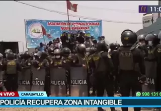 Carabayllo: Desalojan a invasores de los alrededores del río Chillón