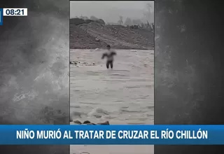 Carabayllo: Niño murió ahogado cuando intentó cruzar el río Chillón