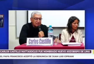 Carlos Castillo Mattasoglio es el nuevo arzobispo de Lima  