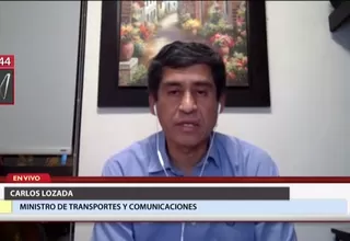 Carlos Lozada: Transporte terrestre interprovincial se reactivaría en la tercera o cuarta fase