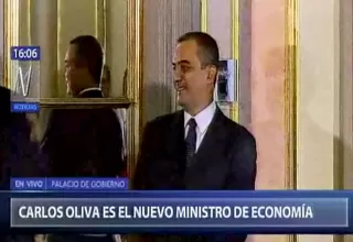 Carlos Oliva juró como nuevo ministro de Economía y Finanzas
