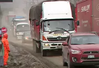 Carretera Central: Tránsito vehicular continúa restringido por deslizamientos en Chosica
