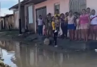 Casas de Piura se mantienen inundadas más de una semana tras fuertes lluvias