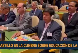 Castillo defiende derechos de los profesores en cumbre de educación de la ONU