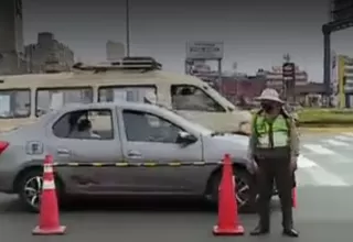 Centro de Lima: Policía Nacional supervisa megaoperativo de tránsito por Navidad