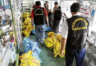 Cercado: incautan 2 toneladas de medicinas falsificadas en 'El Hueco'