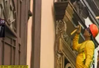 Cercado de Lima: 21 fachadas y balcones históricos vienen siendo restaurados