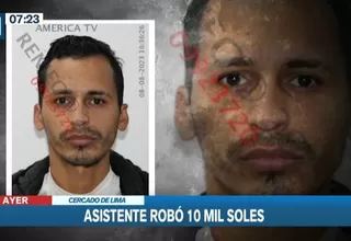 Cercado de Lima: Comerciante denunció que su trabajador le robó 10 mil soles