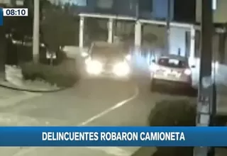 Cercado de Lima: Ladrones robaron camioneta tras golpear al dueño