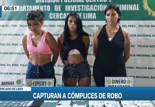Cercado de Lima: Policía capturó a extranjeras cómplices de marcas que robaron 52 mil soles