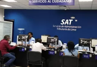 Cercado de Lima: SAT otorga hasta 10% de descuento en impuesto predial y arbitrios 