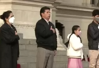 Ceremonia por el Día de la Familia Peruana
