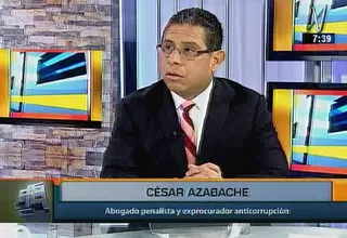 César Azabache: Congreso unicameral es poco útil para reformas de fondo