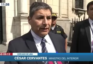 César Cervantes: Fuerzas del orden intervendrán inmuebles donde organicen actos vandálicos
