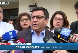 César Vásquez: Analizamos la posibilidad de que médicos trabajen en dos hospitales del Estado