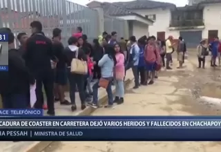 Chachapoyas: Ministra de Salud confirma 7 adolescentes fallecidos tras accidente