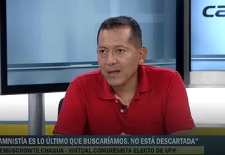 Chagua: “Antauro Humala no quiere una Ley de Amnistía, sino demostrar su inocencia”