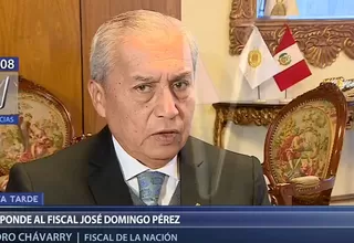 Chávarry sobre proceso a Pérez Gómez: Oficina de Control Interno actuó de oficio