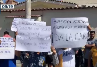 Chiclayo: Pobladores exigen devolución de dinero a constructora tras paralización de obra 