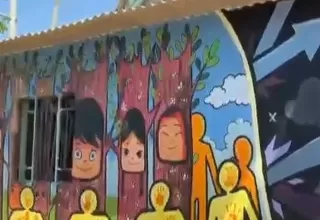 Chiclayo: realizan murales contra la violencia familiar 