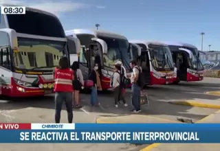 Chimbote: transporte interprovincial opera con normalidad tras desbloqueo de vías