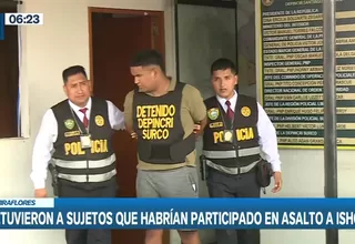 Chorrillos: Caen presuntos implicados en robo a tiendas de celulares