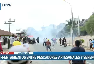 Chorrillos: Enfrentamientos en operativo de recuperación de espacios públicos