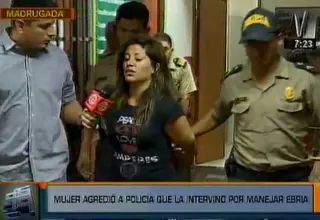 Chorrillos: mujer agredió a policías que la intervinieron