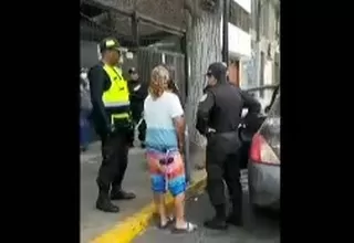 Chorrillos: Mujer atacó con jeringas a pasajeros de buses 