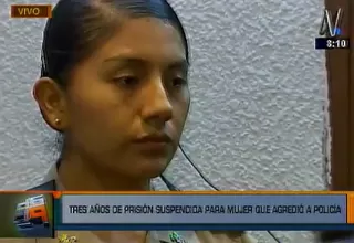 Chorrillos: mujer que agredió a policía femenina recibió prisión suspendida