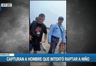 Chorrillos: Policía capturó a sujeto que intentó raptar a niño en playa Agua Dulce