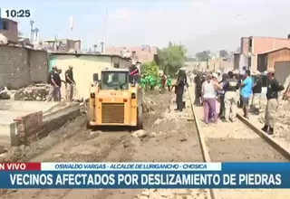 Chosica: Huaico afectó seriamente las viviendas de varias familias en Lurigancho