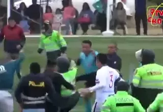 Chota: hinchas agreden a árbitro en encuentro de la Copa Perú 
