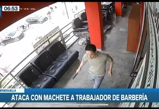 Cieneguilla: Ciudadano chino intentó atacar con un machete a barbero