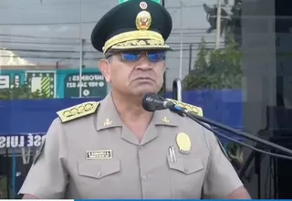 Comandante general de la PNP aseguró que hay 'terrorismo urbano' en el país