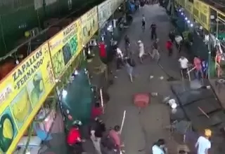 Comas: Videos de cámaras de seguridad muestran balacera en mercado Unicachi