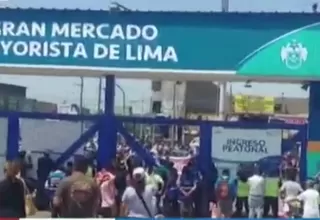Comerciantes del Gran Mercado Mayorista no brinda apoyo a grupos de manifestantes