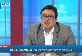 Congresista César Revilla: No hubo blindaje ni defensa a Edgar Alarcón 