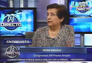 Congresista Mavila comparó el caso de Belaúnde Lossio con el de Alexis Humala