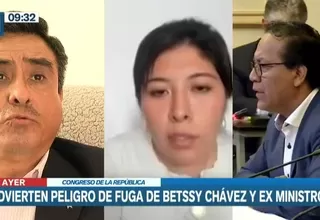 Congresistas advierten peligro de fuga de Betssy Chávez y exministros