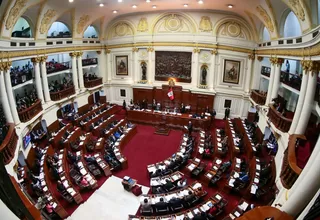 Congreso: Última sesión plenaria de la primera legislatura será hoy