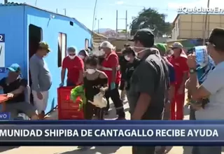 Coronavirus: Comunidad shipiba de Cantagallo recibe donación de alimentos