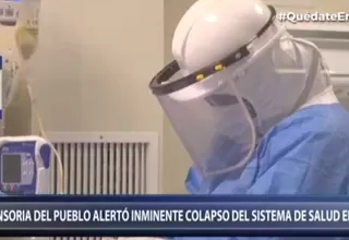 Coronavirus: Defensoría del Pueblo alertó colapso de sistema de salud en Lima