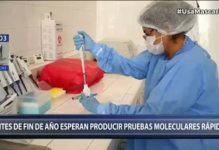 Coronavirus: Esperan producir pruebas moleculares rápidas peruanas antes de fin de año 
