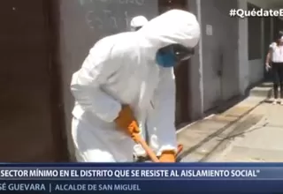 Coronavirus en Perú: Continúan labores de desinfección en calles y mercados en San Miguel