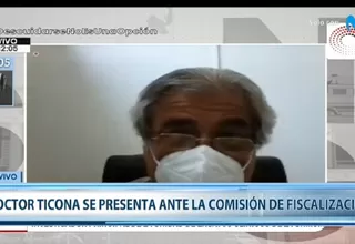 Eduardo Ticona aseguró que se vacunó contra COVID-19 como parte de protocolo para investigadores