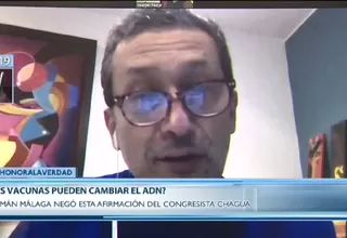 COVID-19: Germán Málaga calificó como "un disparate" que vacunas generen cambios en ADN