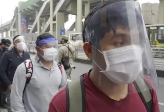 COVID-19 Perú: Protector facial ya no es obligatorio en el transporte público